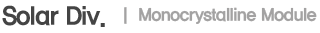 Mono crystalline Module